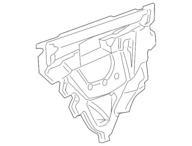 22778726 WATER DEFLECTOR, LEFT