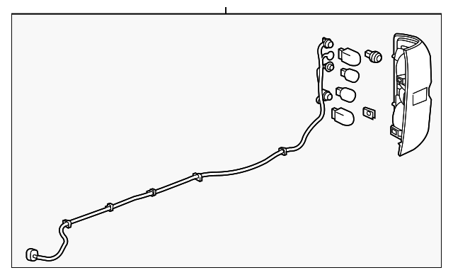 23431876 Деталь TAIL LAMP ASSY, RIGHT