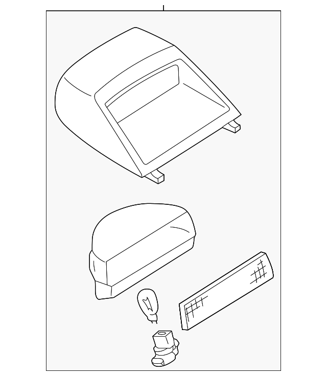 26590-2Y001 Деталь HIGH MOUNT LAMP