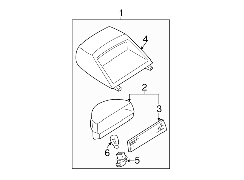 Maxima HIGH MOUNTED STOP LAMP