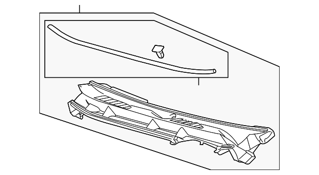 55708-60162 Деталь COWL GRILLE