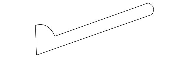 19120552 LOWER MOLDING, RIGHT