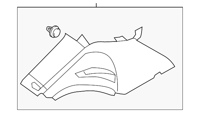 DM5Z-5831010-AA Деталь UPPER TRIM, RIGHT