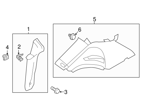 C-Max INTERIOR TRIM - QUARTER PANELS