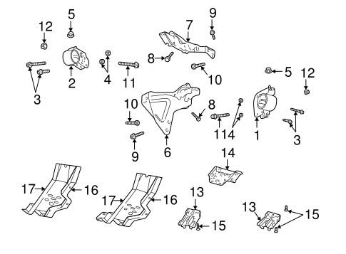 Dakota ENGINE & TRANS MOUNTING