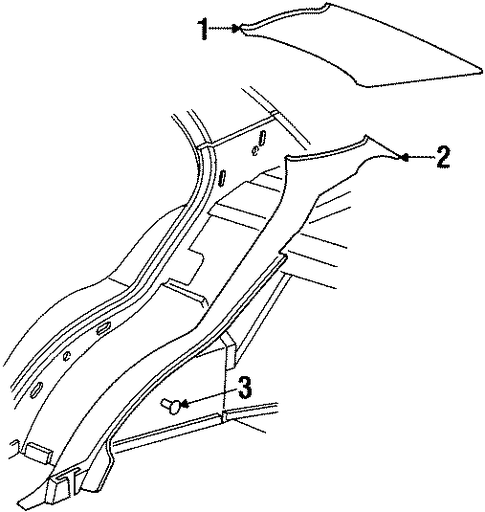 Neon INTERIOR TRIM - QUARTER PANELS