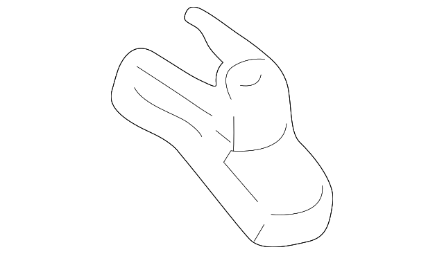 GE4T57041B90 Деталь TRACK END COVER, RIGHT