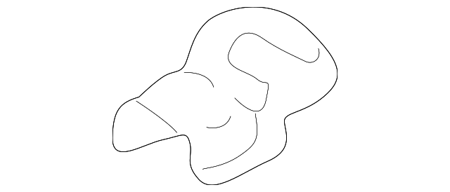 B25D57051B90 Деталь TRACK END COVER, RIGHT