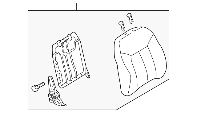 B25J88130C90 Деталь SEAT BACK ASSY
