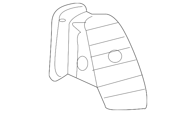 25887355 AIR DEFLECTOR, RIGHT
