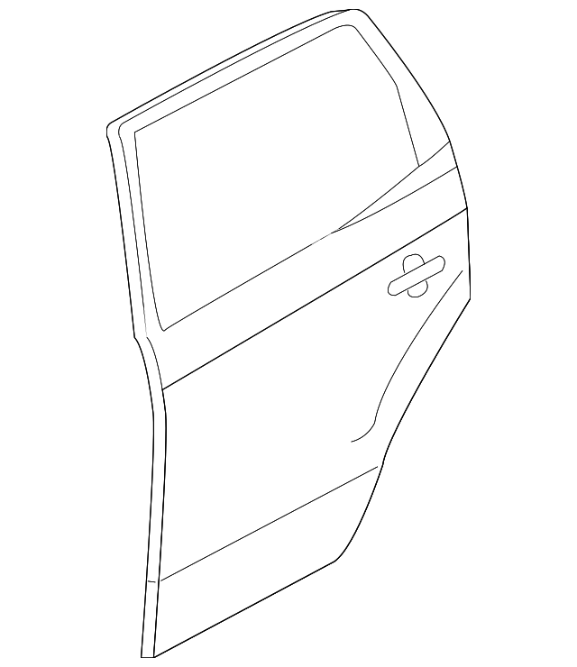 77004-1F050 Деталь DOOR SHELL, RIGHT