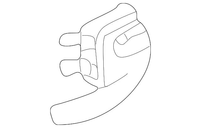 10376824 Деталь HANDLE, INSIDE, LEFT
