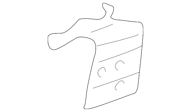 10411708 LOWER HINGE, LEFT