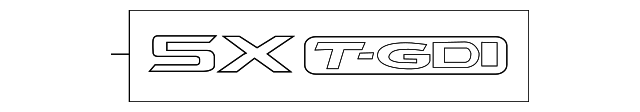 86317-2T000 Деталь NAMEPLATE