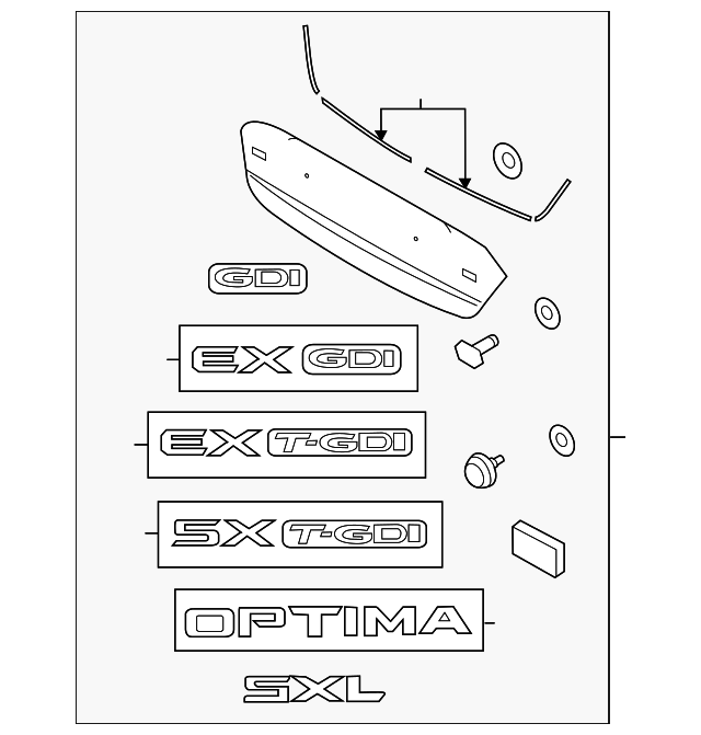 87370-4C000 Деталь MOLDING ASSY
