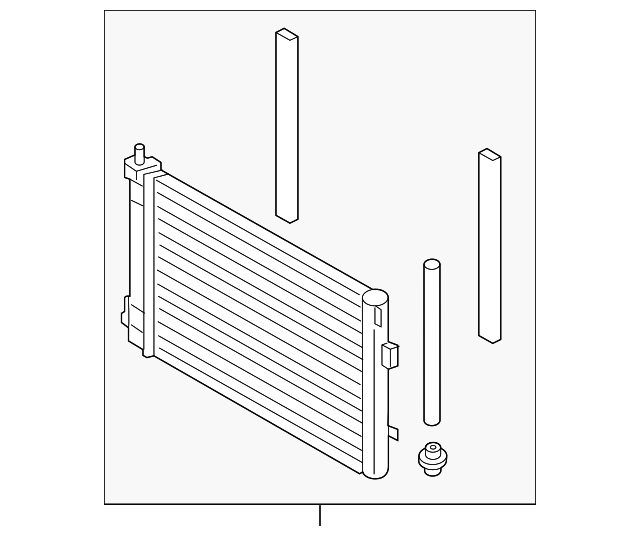 97606-A5000 CONDENSER ASSY