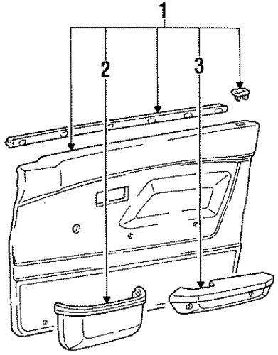 Colt INTERIOR TRIM - FRONT DOOR