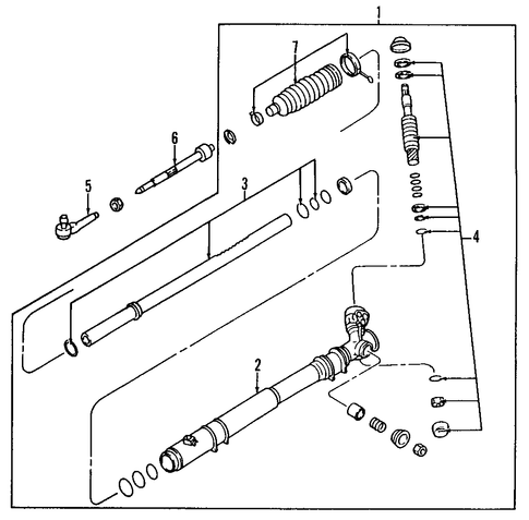 RX-7 P / S PUMP & HOSES