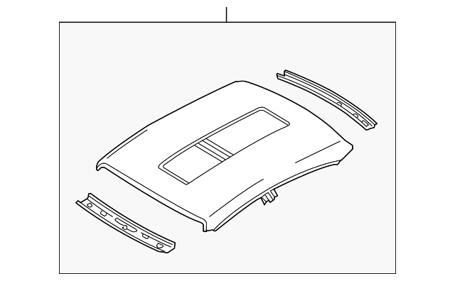 73100-7Y030 Деталь ROOF PANEL
