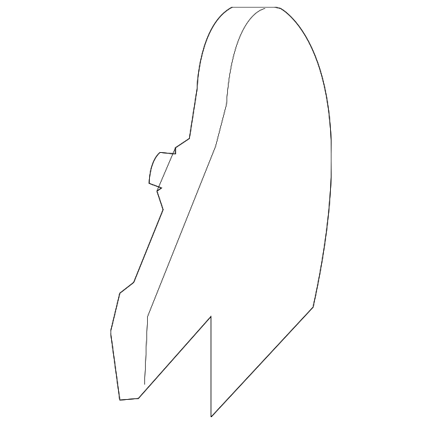 1TV14XDVAA Деталь SIDE SHIELD, RIGHT