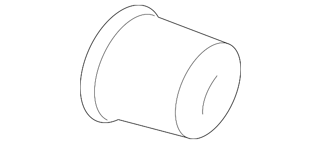 0K552-72873 Деталь DOOR SHELL STOPPER, LEFT