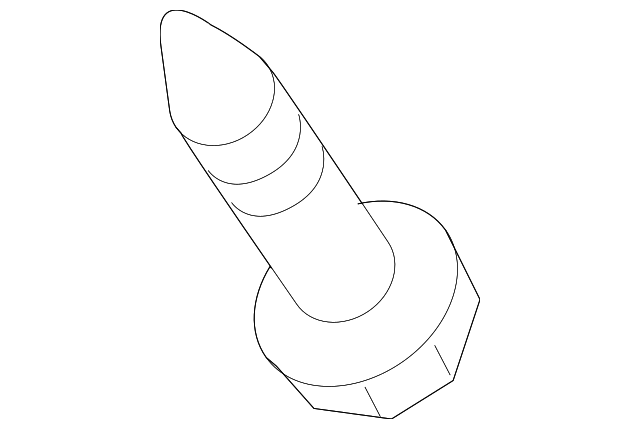 7718578J00 Деталь OUTER MOLDING UPPER BOLT, LEFT