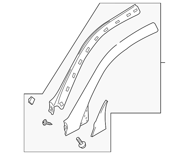 7717478J00 Деталь OUTER MOLDING, RIGHT