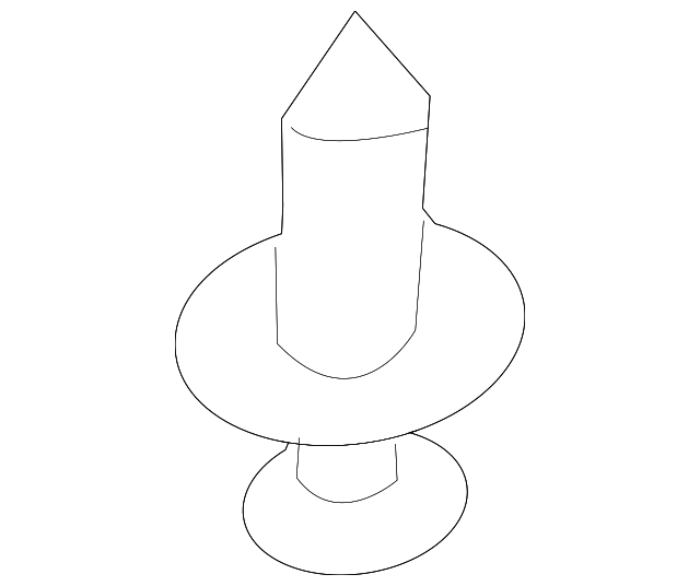 7756678J01 Деталь ROCKER MOLDING FASTENER, RIGHT