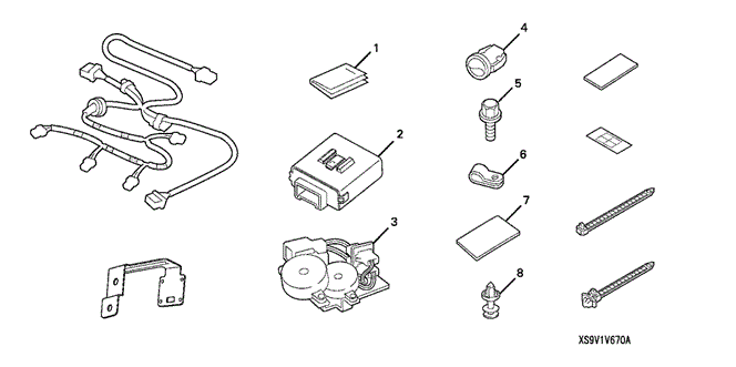 ACCESSORIES/BACK-UP SENSOR ATTACHMENT for 2008 Honda PILOT #1