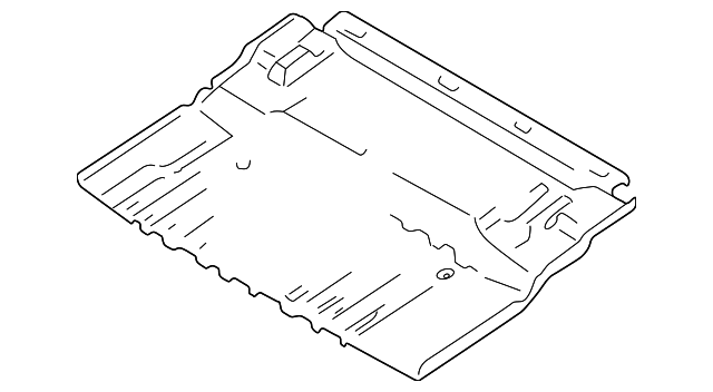 30027285 Деталь REAR FLOOR PAN