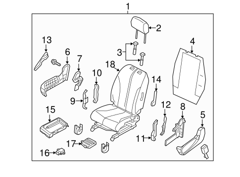 City Express PASSENGER SEAT COMPONENTS