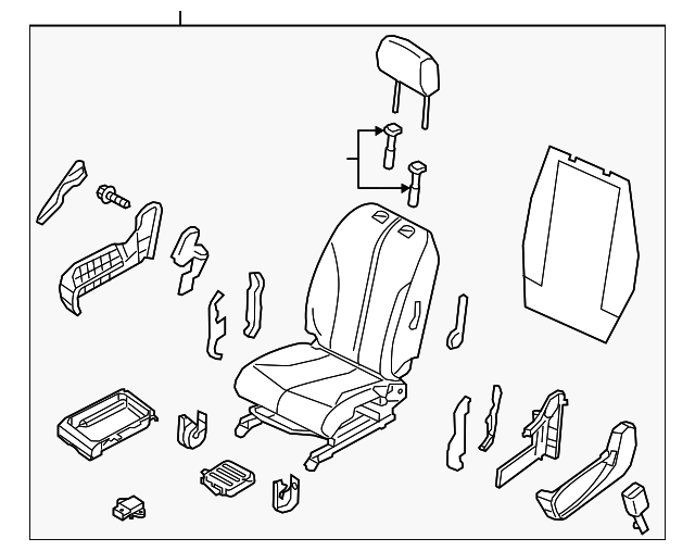 19317838 Деталь SEAT ASSY