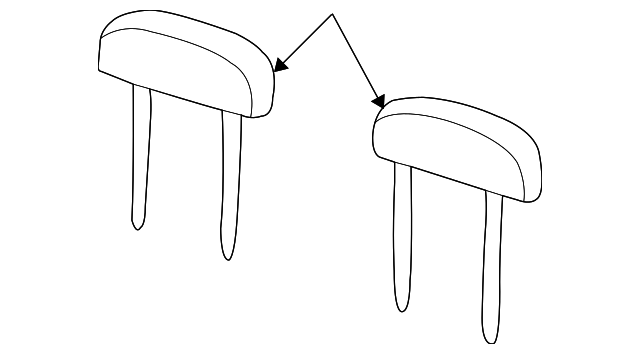 US851T5AA Деталь HEADREST