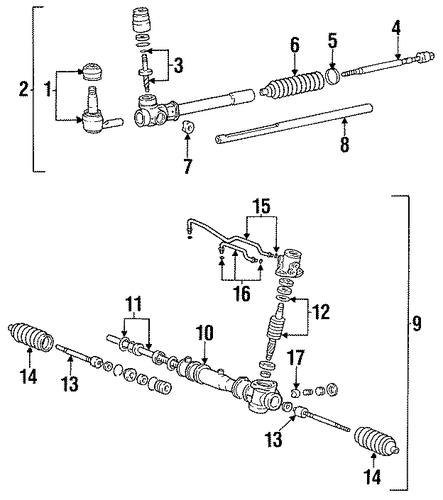 Precis STEERING GEAR & LINKAGE 2