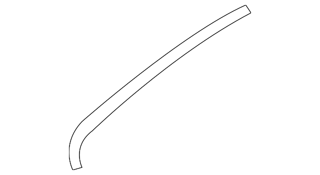 5303629AB Деталь UPPER MOLDING, LEFT