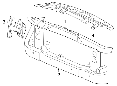 Aspen RADIATOR SUPPORT