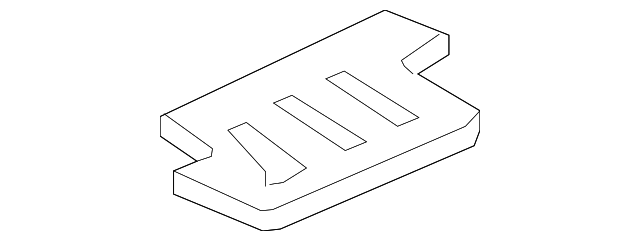 20831568 Деталь HINGE PLR REINF BAFFLE, RIGHT