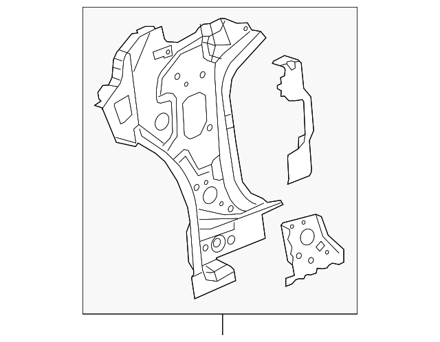23445241 Деталь INNER HINGE PLR, RIGHT