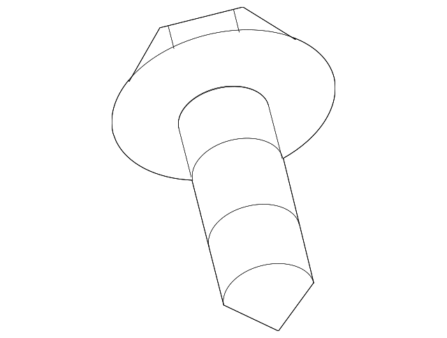 L208-69-126 Деталь SIGNAL LAMP SCREW, LEFT