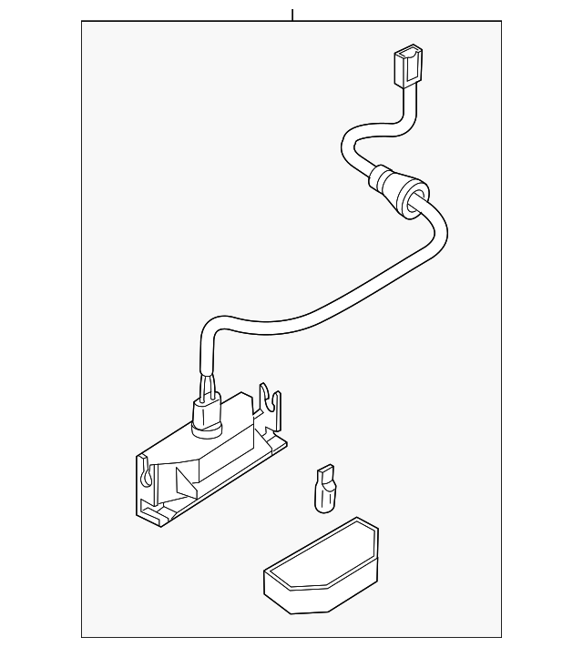 F151-51-270E Деталь LICENSE LAMP, RIGHT