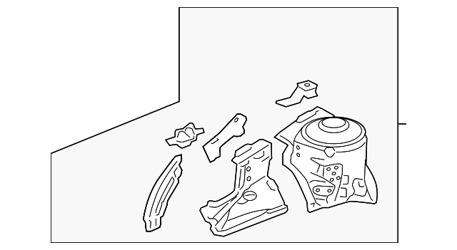60750-SLN-A00ZZ Деталь HOUSING, L. FR. SHOCK ABSORBER