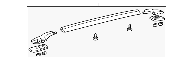 63470-42012-B1 Деталь ROOF RACK, LEFT