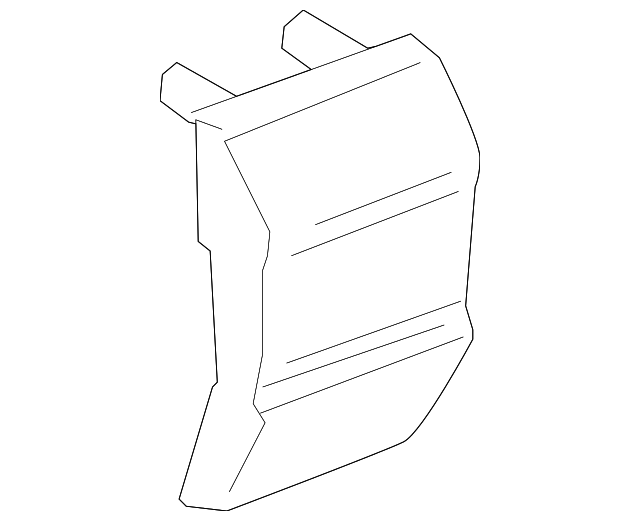 12376675 Деталь BODY SIDE MLDG, LEFT