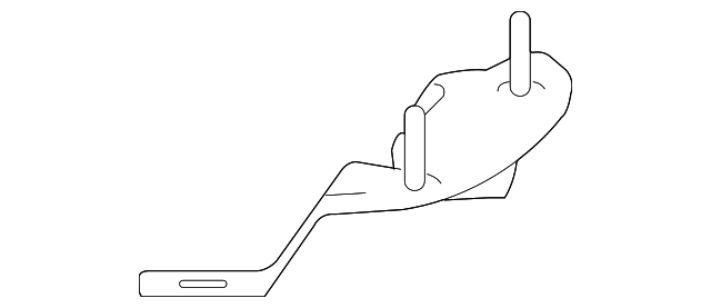 164-540-13-73 Деталь CONTROL MODULE BRACKET