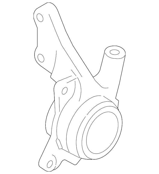 51715-2E000 Деталь KNUCKLE, LEFT