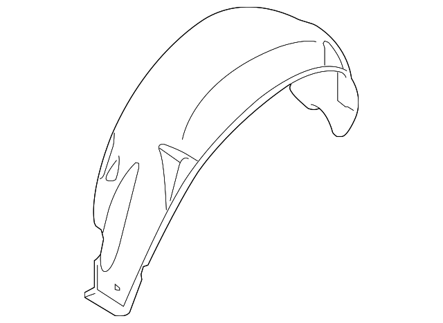 51-71-1-486-200 Деталь WHEELHOUSE LINER, LEFT