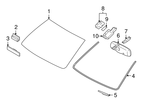 Land Cruiser GLASS - WINDSHIELD
