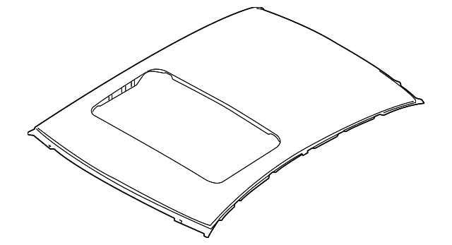 67110-3X021 Деталь ROOF PANEL