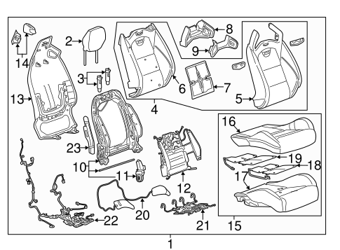 ATS PASSENGER SEAT COMPONENTS 3