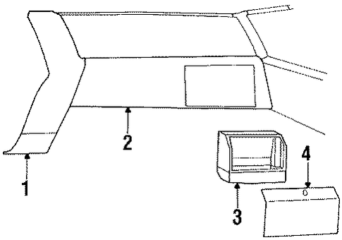 Caprice QUARTER PANEL TRIM
